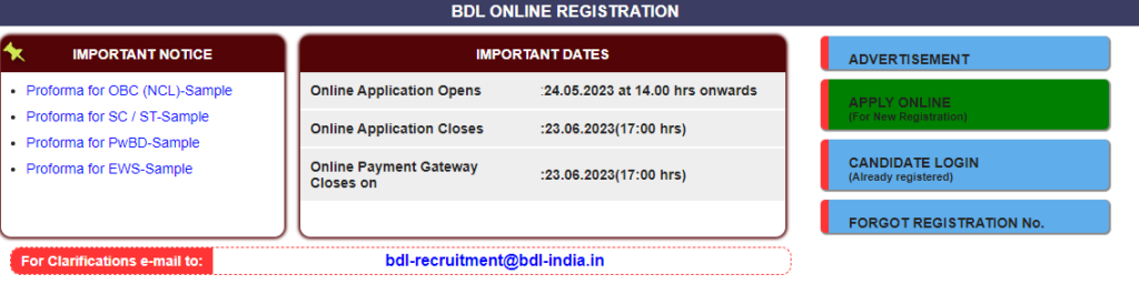 How to Apply For BDL Recruitment 2023 