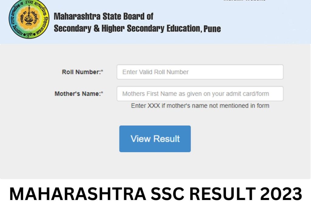 Mahresult.nic.in SSC Result 2023 Roll Number Wise.
